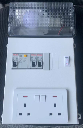 Rural lighting electrical ready board fire warning: tragedy caused by a cigarette butt