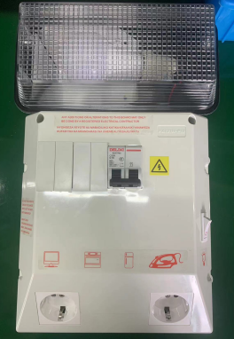 Rural lighting electrical ready board+prepaid electricity meter: linkage between prepaid electricity meter and household electricity consumption